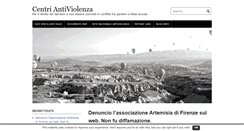 Desktop Screenshot of centriantiviolenza.eu