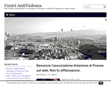 Tablet Screenshot of centriantiviolenza.eu